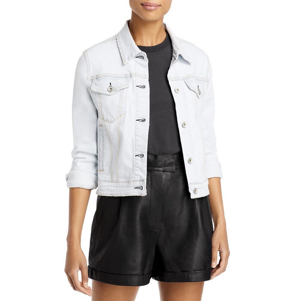Rag & Bone Size M Nico Denim Jacket in Ditch Plains Y2K A003005‎